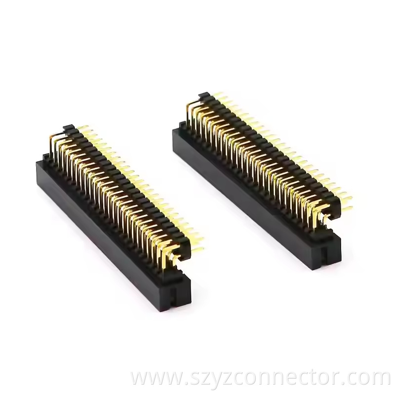 2.0mm Pitch Box Header Right Angle Add Pin Header Plastic H6.35mm 6P-90P (1)